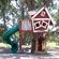 Tommys Turbo Terrace Outdoor Wood Tree Playhouse