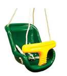 Molded High Back Swing with Rope