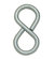 1/4" Figure 8 Hook - Galvanized