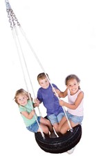 Tire Swing with Rope