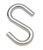 3/8" S-Hook - Zinc Plated