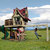 Daniels Wood Land Monkey Mansion Outdoor Wood Tree Playhouse
