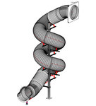 16' Spiral Tube Slide
