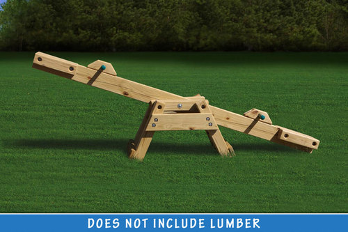 Yellow Pine See Saw Kit
