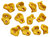 Small Climbing Rock Holds - Yellow