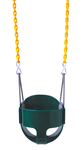 Full Bucket Swing Seat with Fully Coated Chain